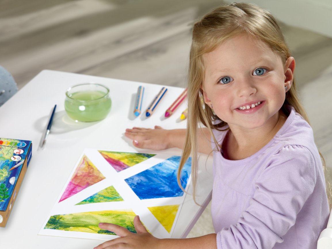 Noris junior Multi coloured watercolours Milieu 8